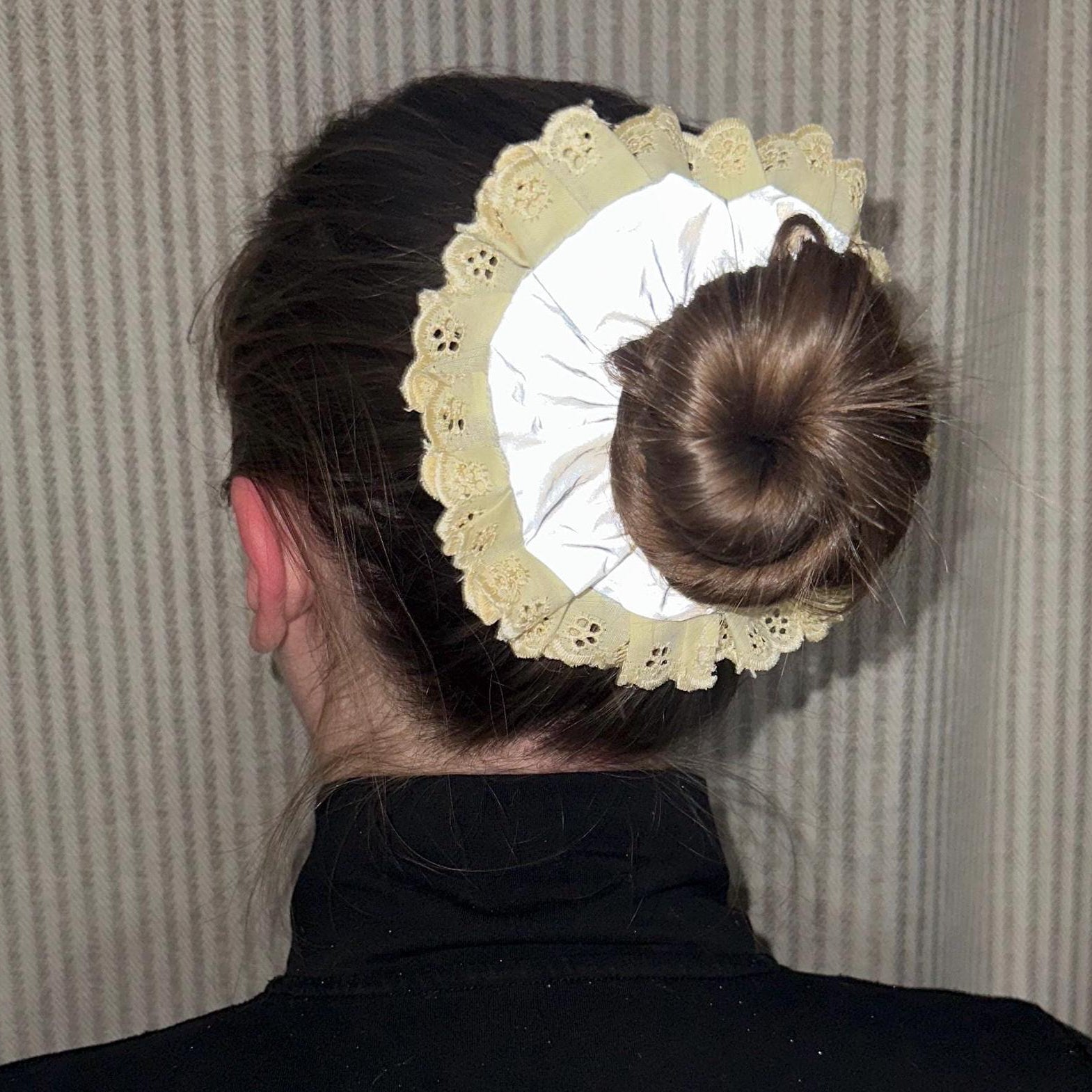 High Visibility Reflective Hair Scrunchie for Running & Walking