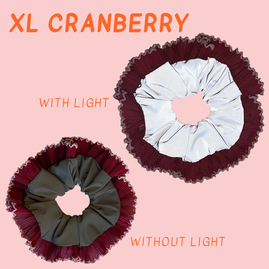 Cranberry Frilly Reflective