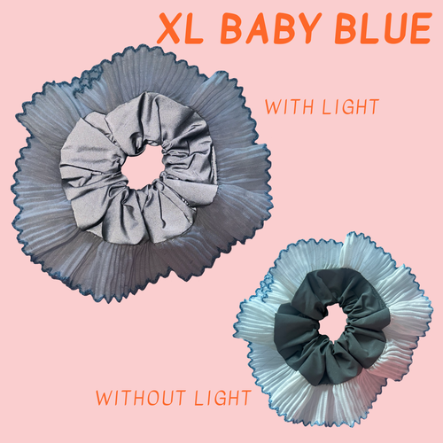 Baby Blue Frilly Reflective