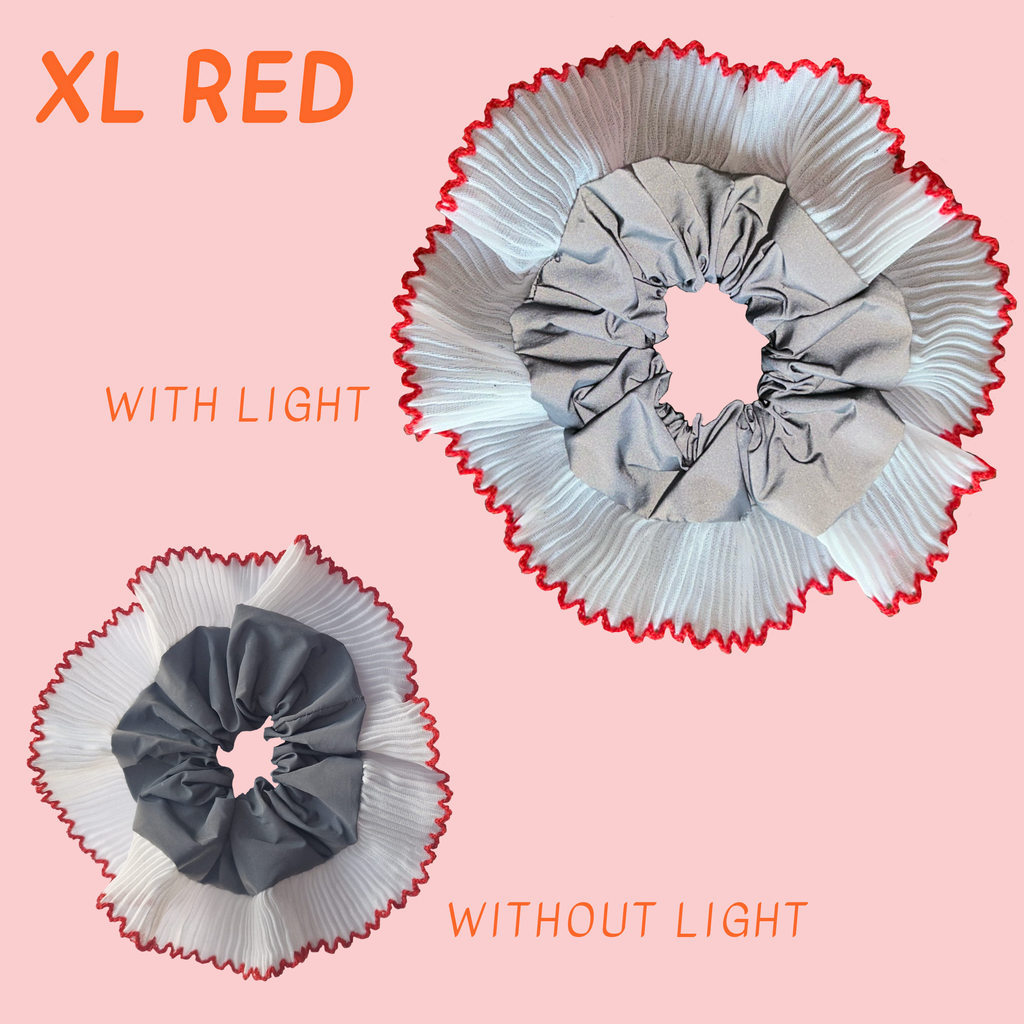 Red Frilly Reflective