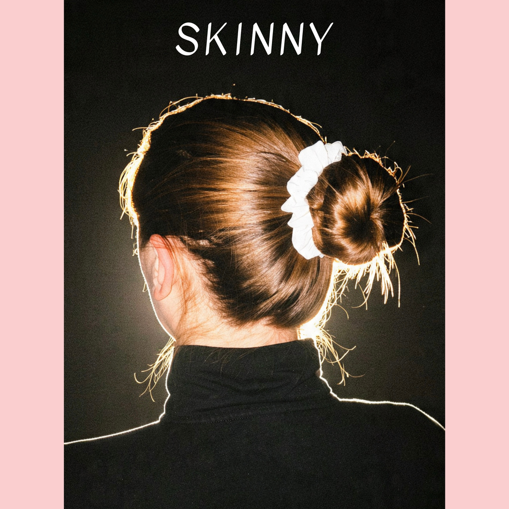 Regular & Skinny High Visibility Reflective Hair Scrunchie for Running & Walking