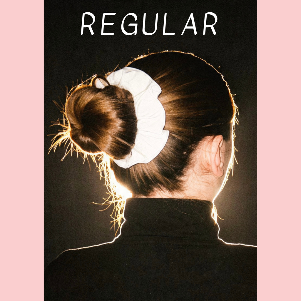 Regular & Skinny High Visibility Reflective Hair Scrunchie for Running & Walking