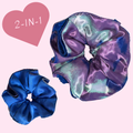 Tie Dye Reversible Hair Scrunchie