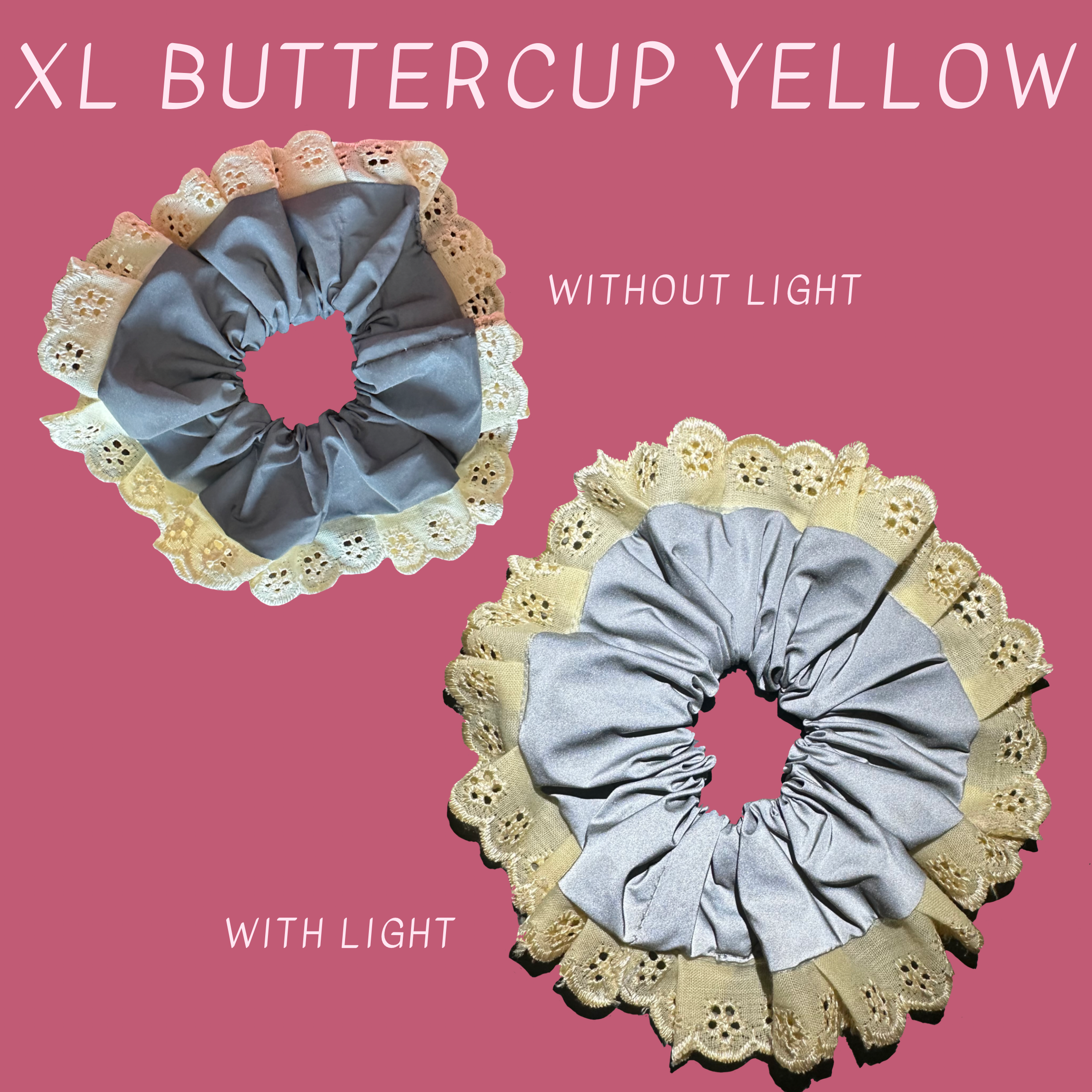 High Visibility Reflective Hair Scrunchie for Running & Walking