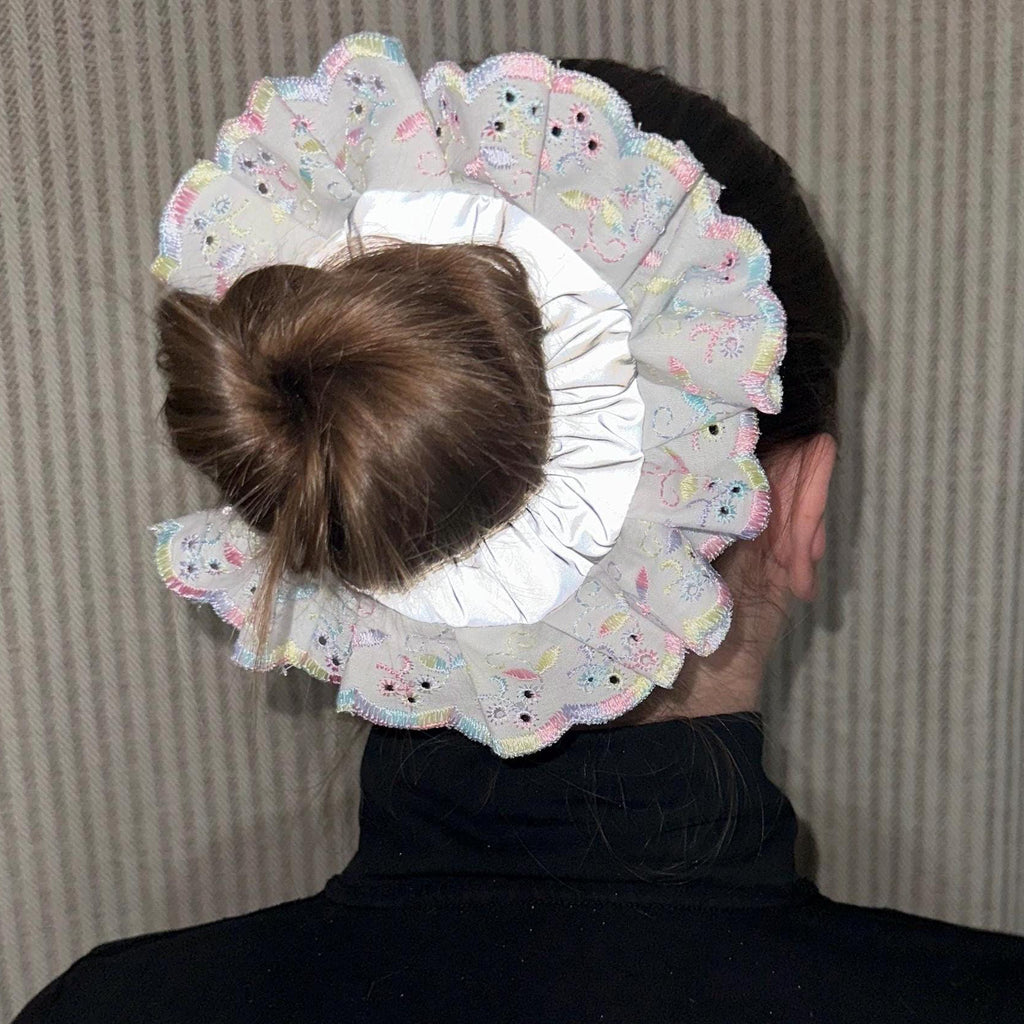 High Visibility Reflective Hair Scrunchie for Running & Walking