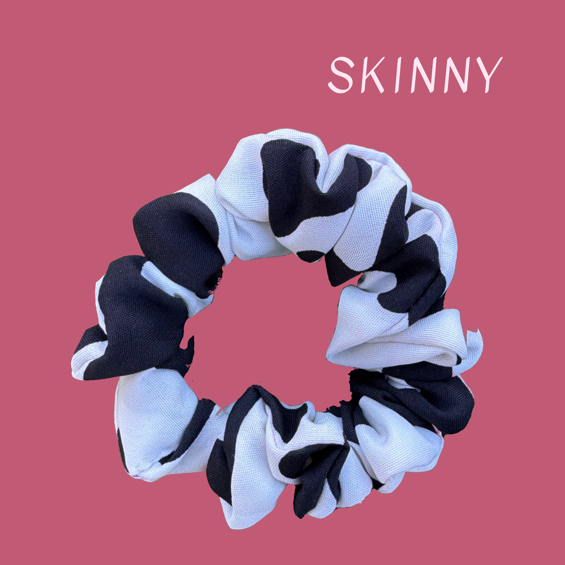 Cow Print Scrunchies