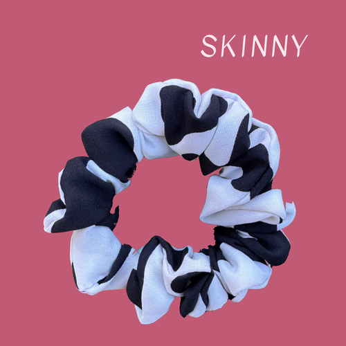 Cow Print Scrunchies