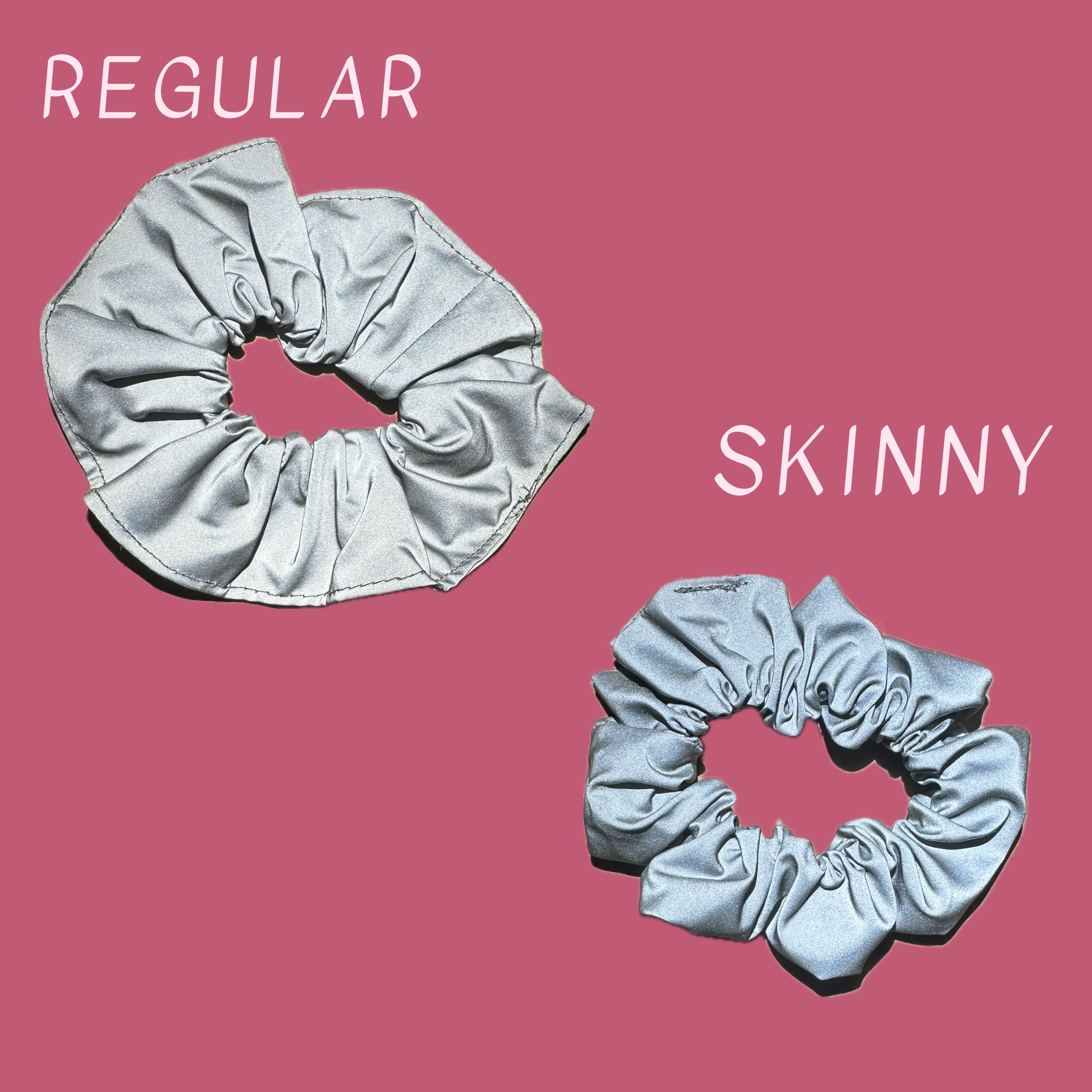 High Visibility Reflective Hair Scrunchie for Running & Walking