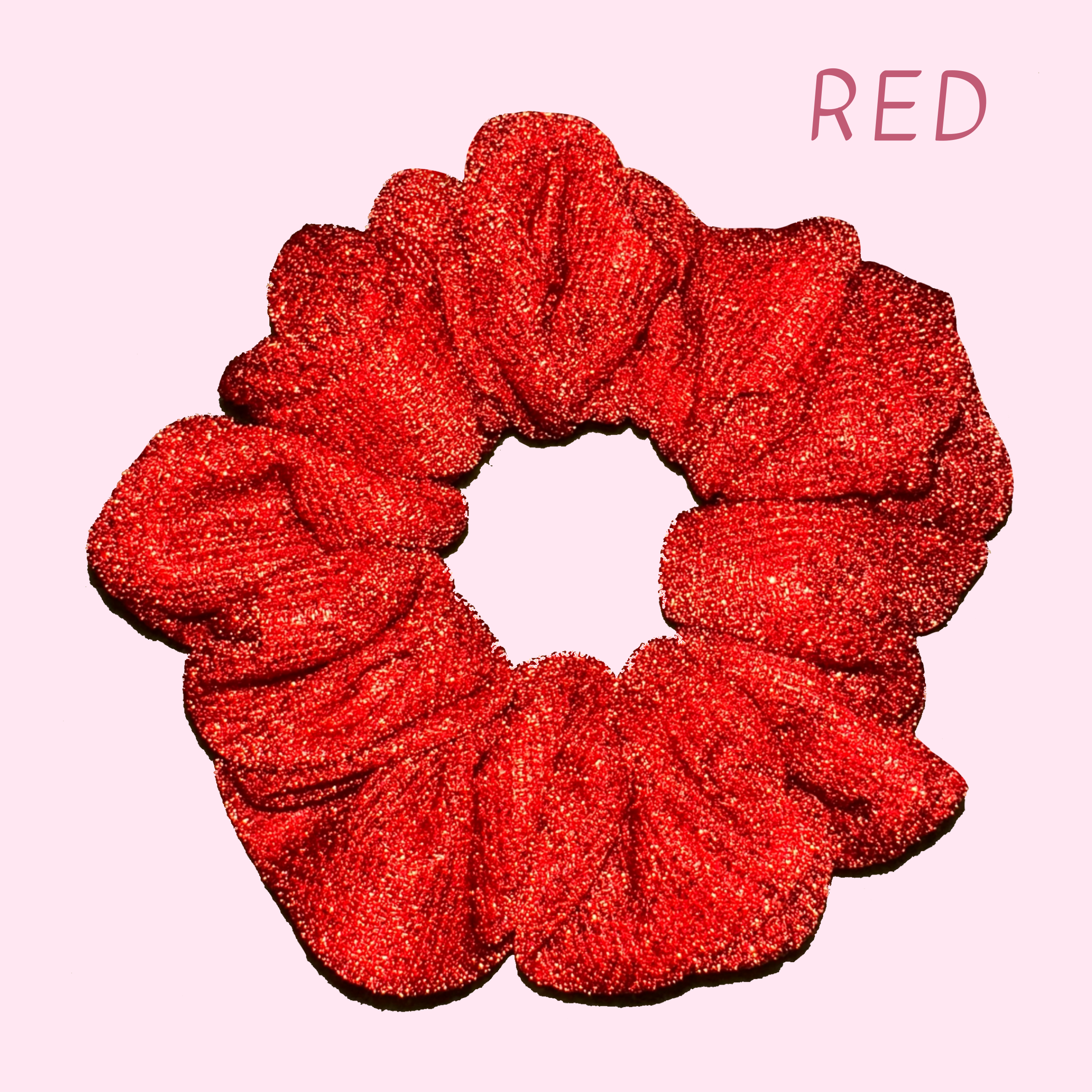 Glitter Hair Scrunchie