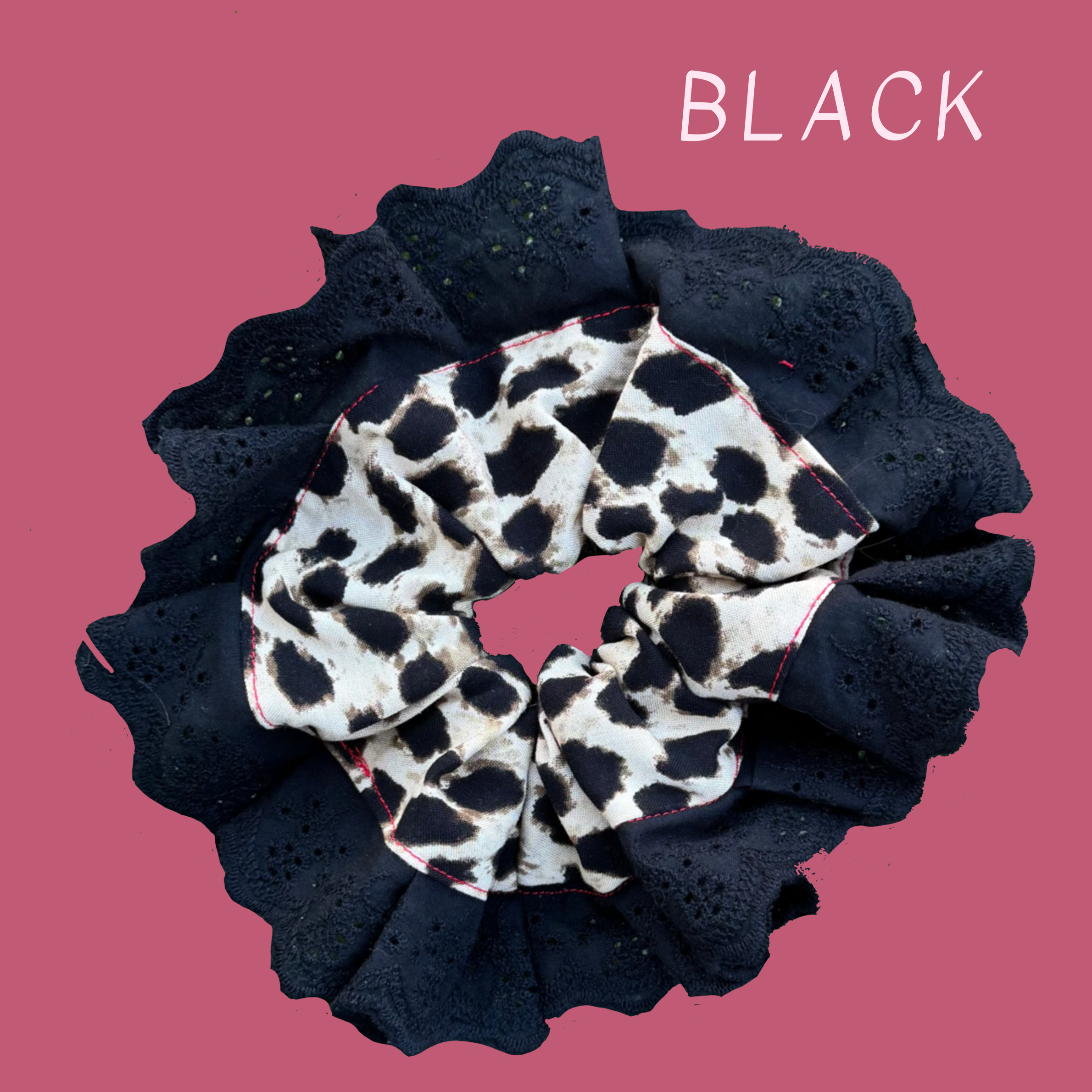 Leopard Print Hair Scrunchies