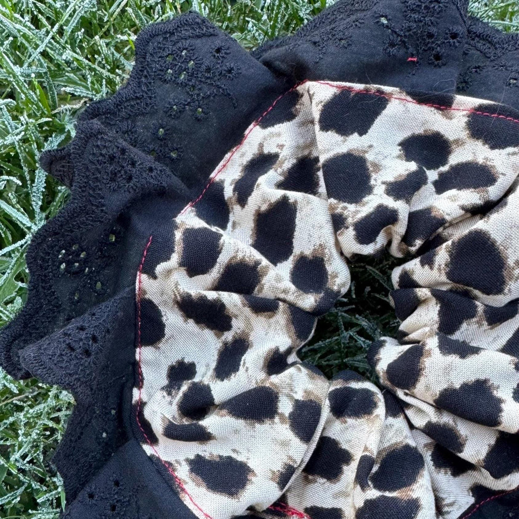 Leopard Print Hair Scrunchies