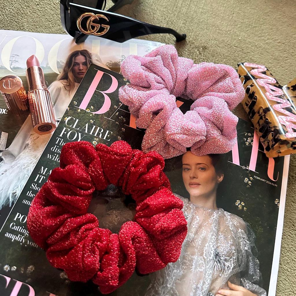 Glitter Hair Scrunchie