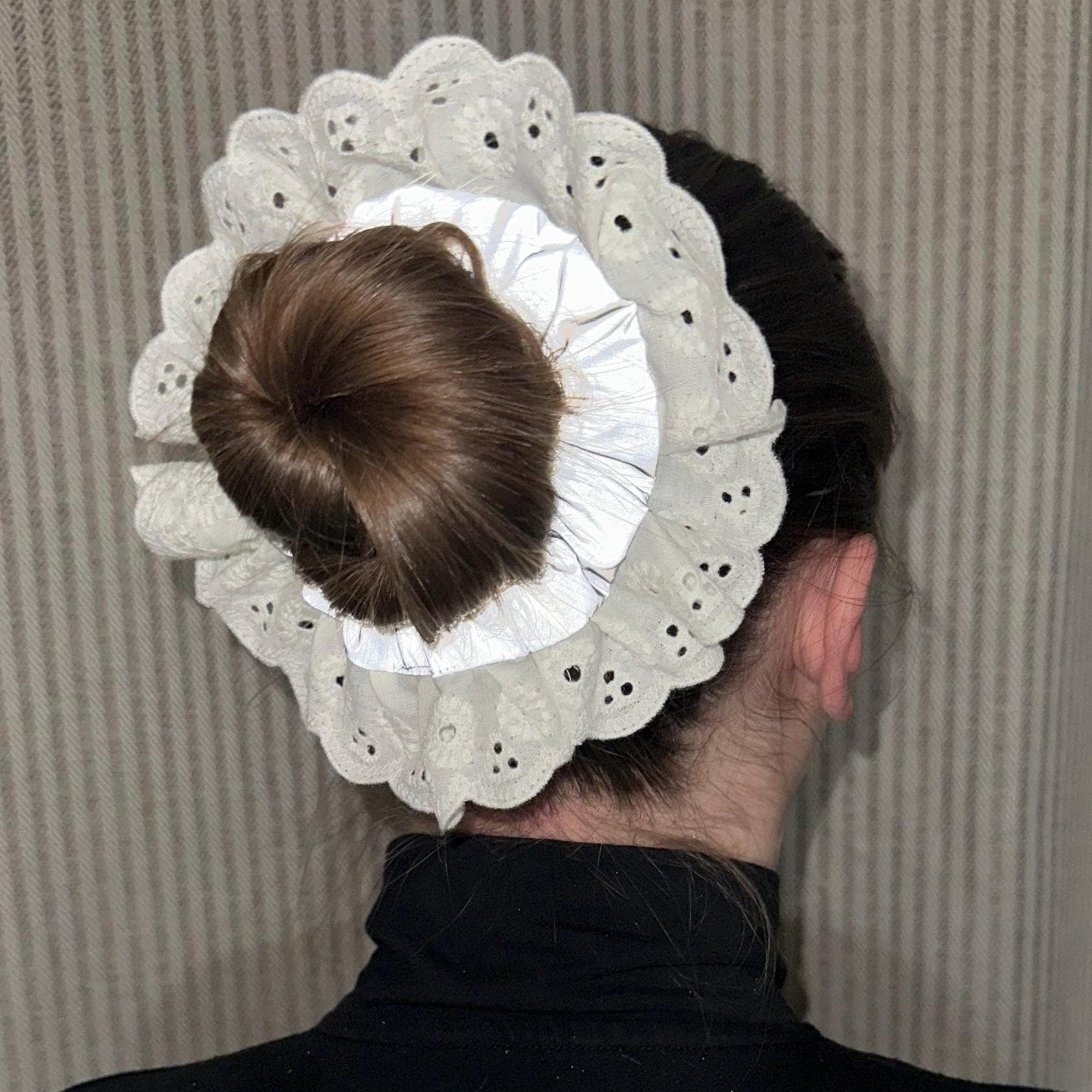 High Visibility Reflective Hair Scrunchie for Running & Walking