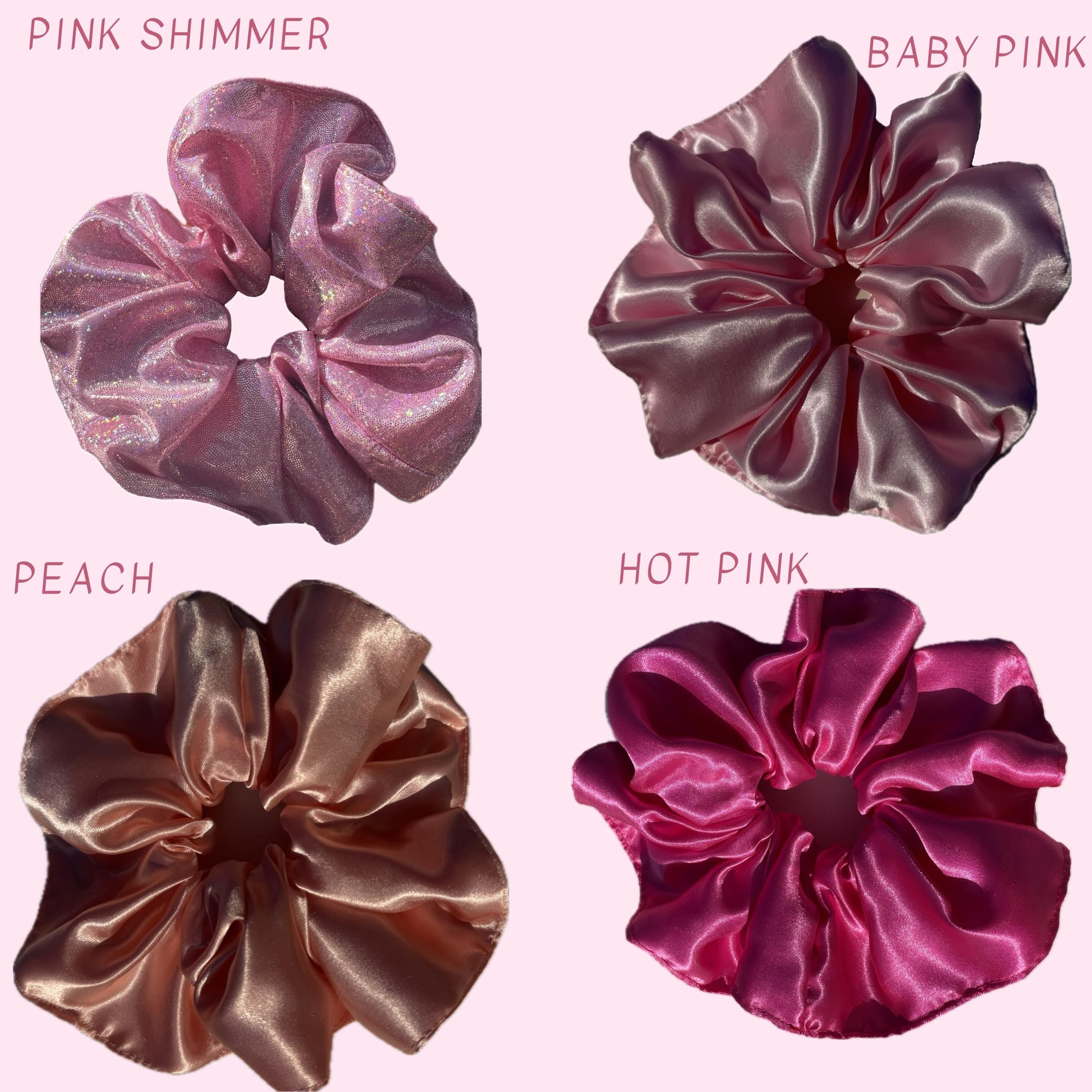 XL Silk-Feeling Satin Hair Scrunchie