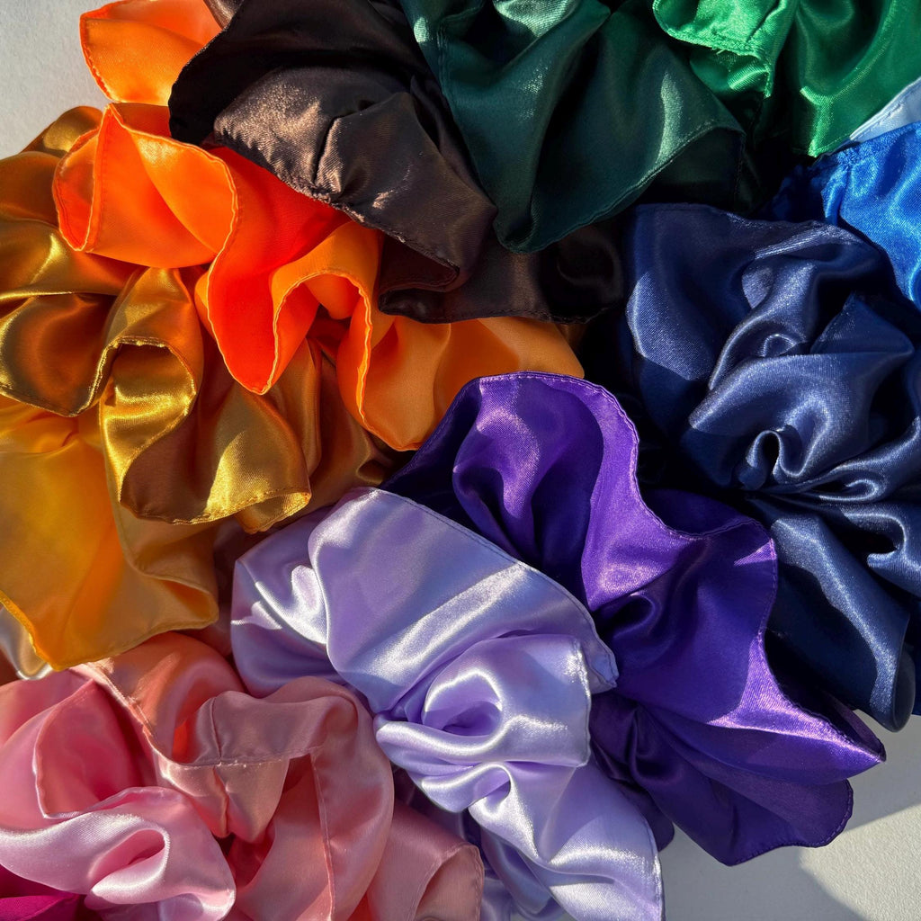 XL Silk-Feeling Satin Hair Scrunchie