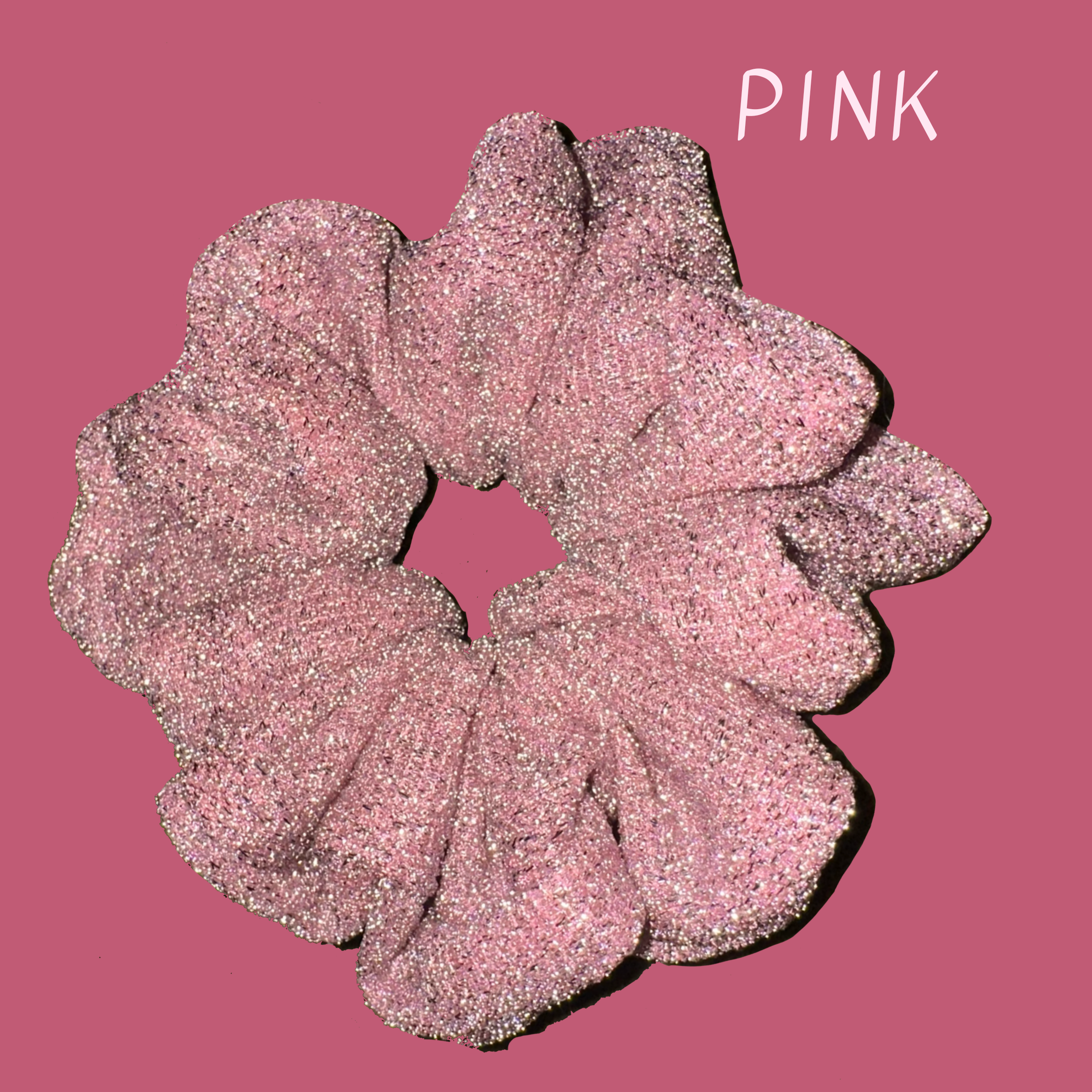 Glitter Hair Scrunchie
