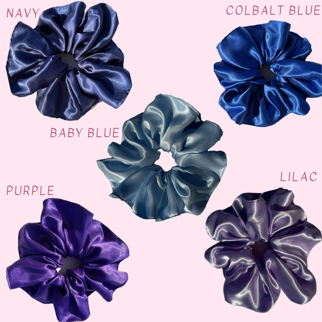 XL Silk-Feeling Satin Hair Scrunchie