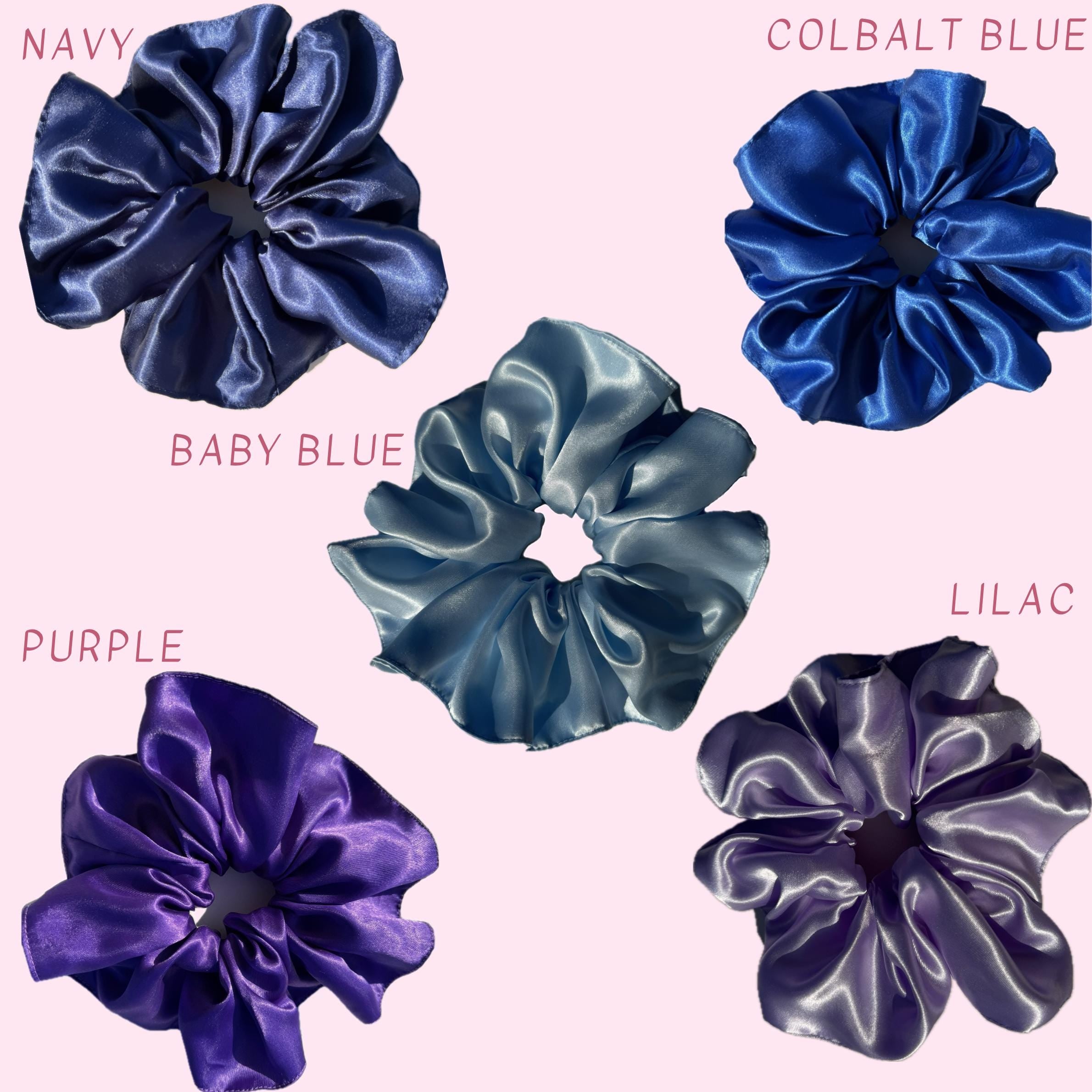 XL Silk-Feeling Satin Hair Scrunchie