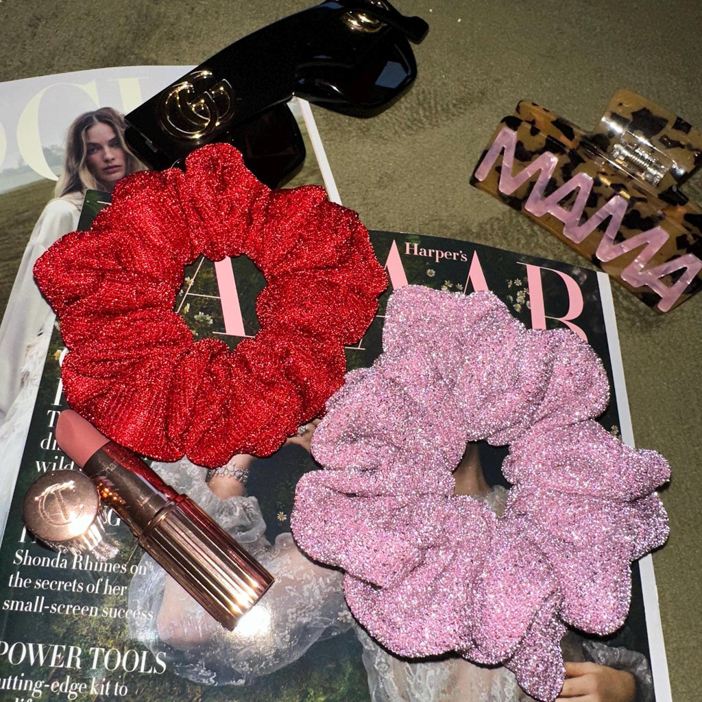 Glitter Hair Scrunchie