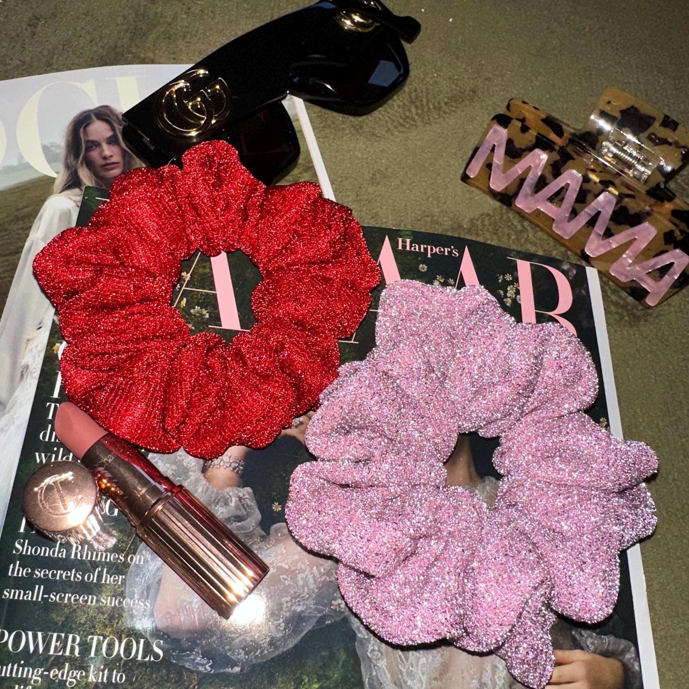 Glitter Hair Scrunchie