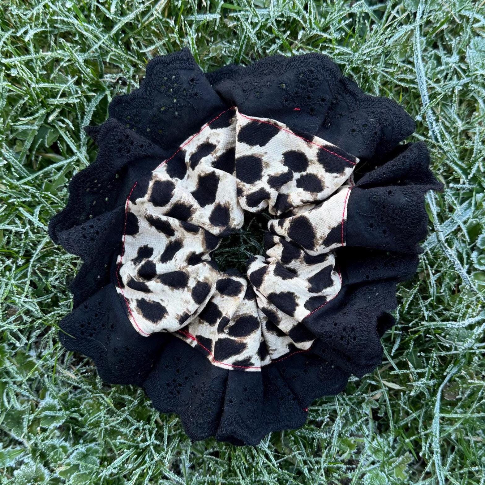 Leopard Print Hair Scrunchies