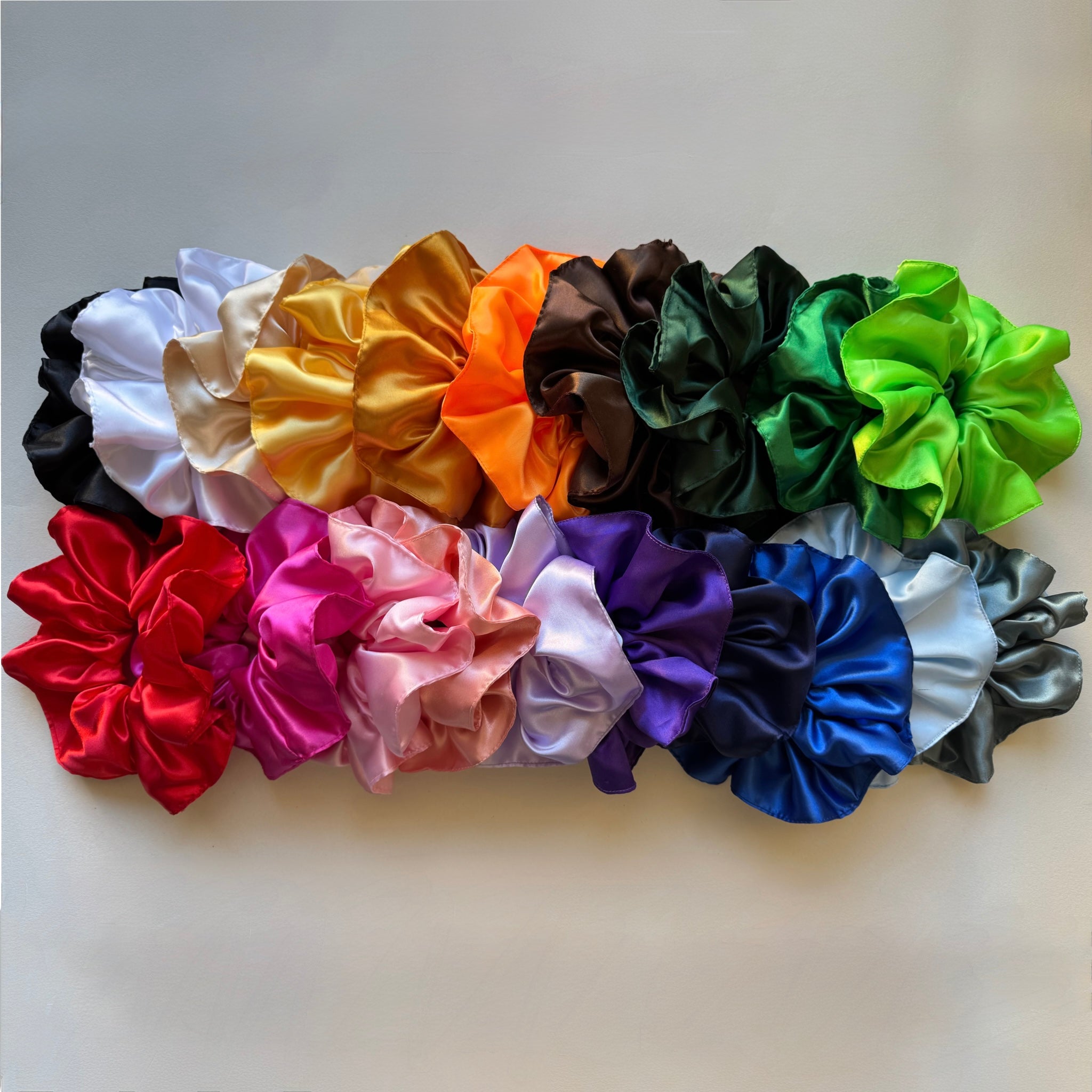 XL Silk-Feeling Satin Hair Scrunchie
